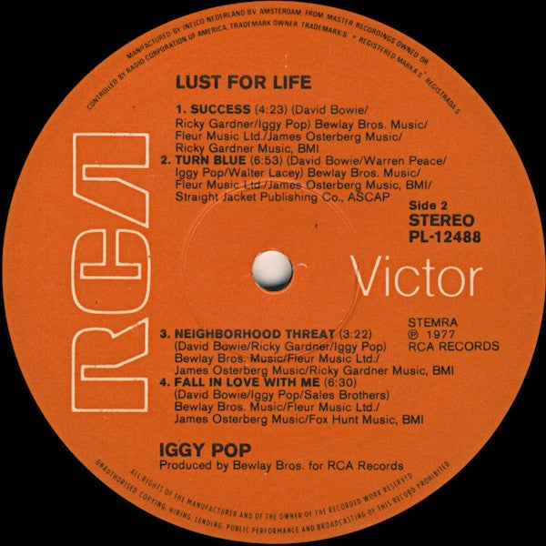 Iggy Pop -Lust For Life