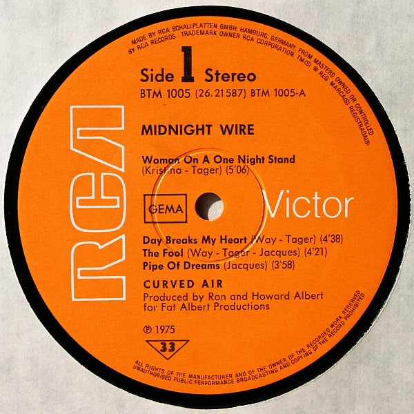 Curved Air -Midnight Wire