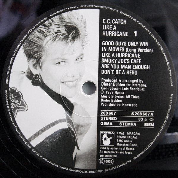 C.C. Catch -Like A Hurricane