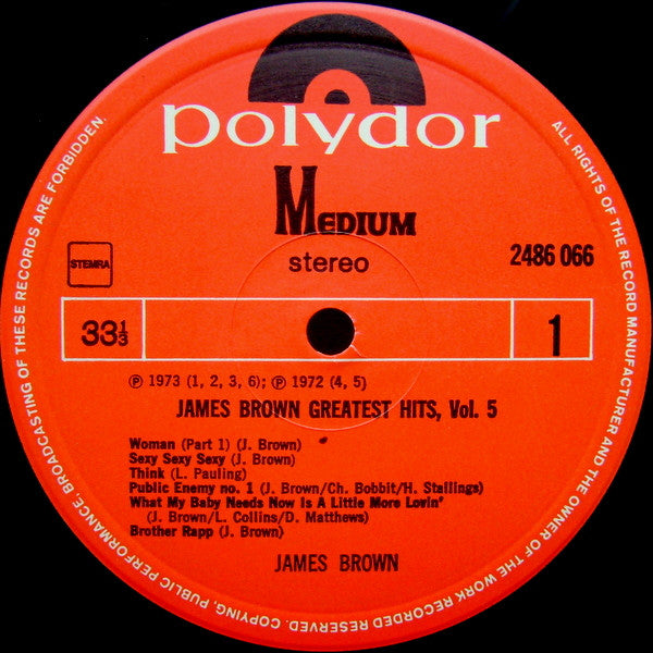 James Brown - Greatest Hits Vol. 5