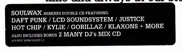 Most Of The Remixes We've Made For Other People Over The Years Except For The One For Einstürzende Neubauten Because We Lost It And A Few We Didn't Think Sounded Good Enough Or Just Didn't Fit In Length-Wise, But Including Some That Are Hard To Find Beca