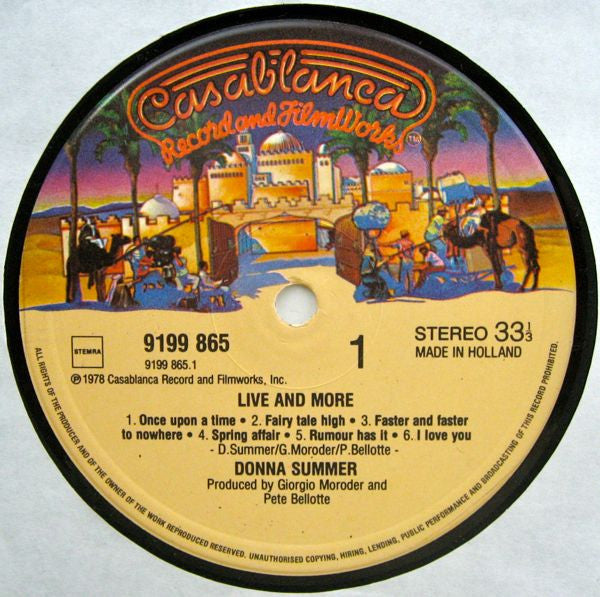 Donna Summer -Live And More