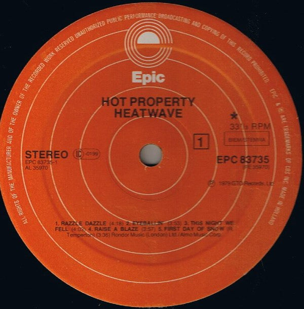 Heatwave - Hot Property