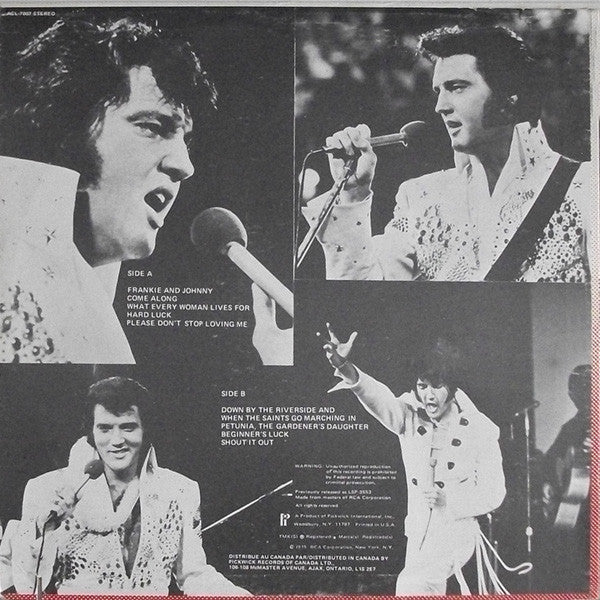 Elvis* -Frankie & Johnny