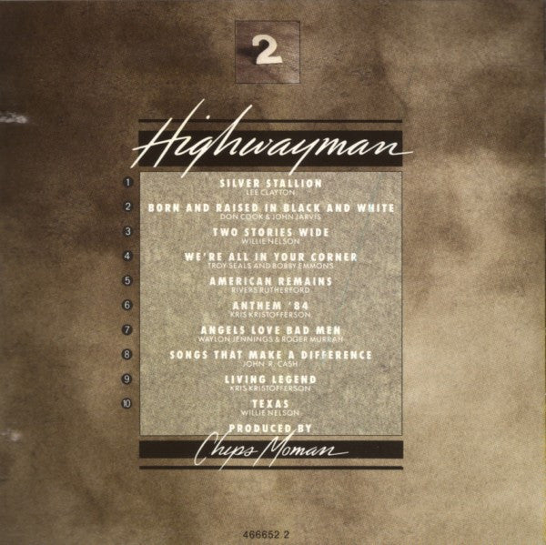 Waylon Jennings / Willie Nelson / Johnny Cash / Kris Kristofferson -Highwayman 2