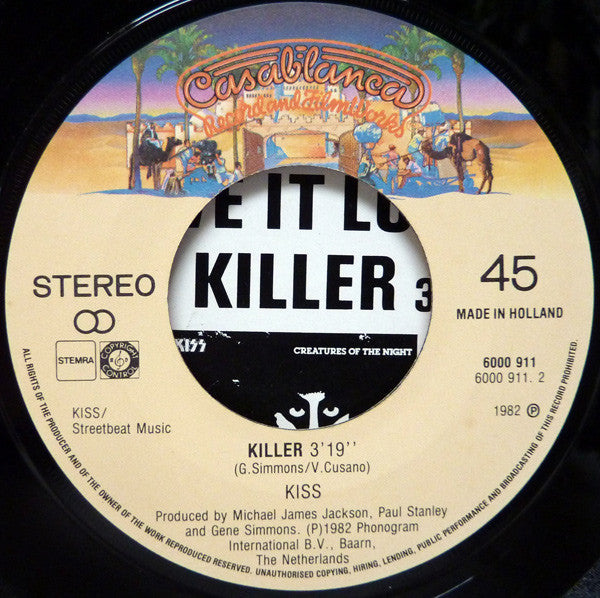 Kiss -I Love It Loud / Killer