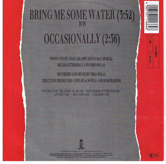 Melissa Etheridge -Bring Me Some Water