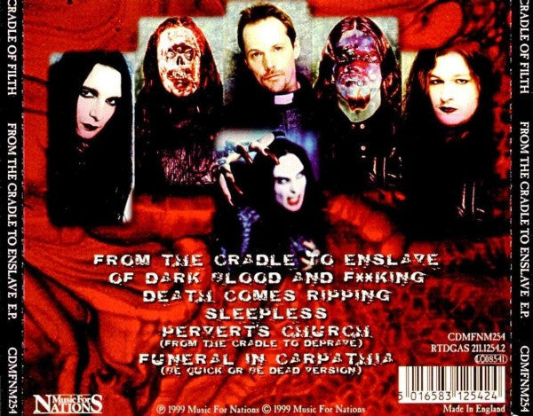 Cradle Of Filth -From The Cradle To Enslave E.P.