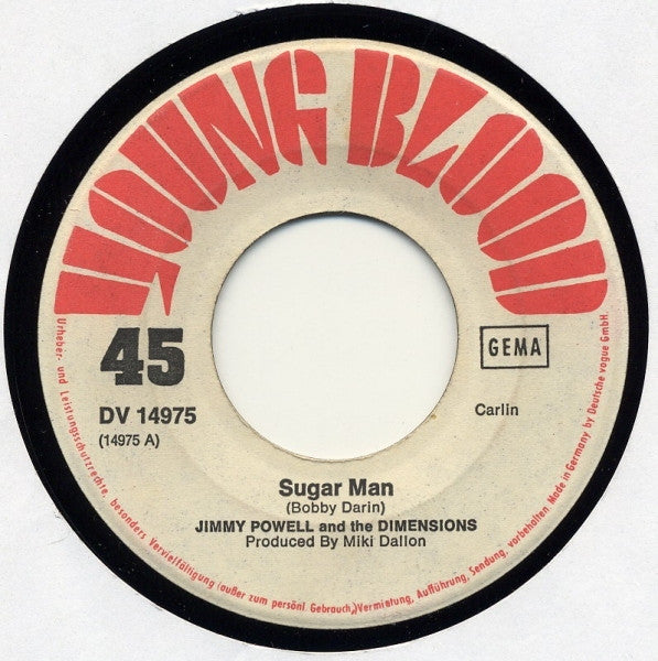 Jimmy Powell And The Dimensions* -Sugar Man