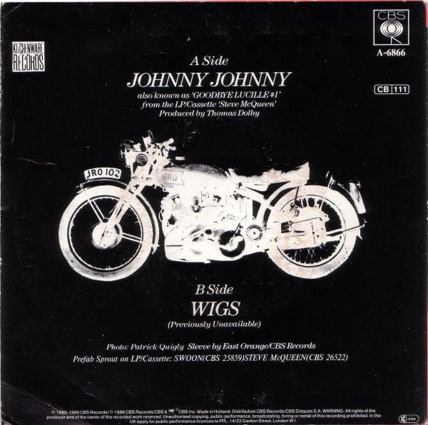 Prefab Sprout -Johnny Johnny