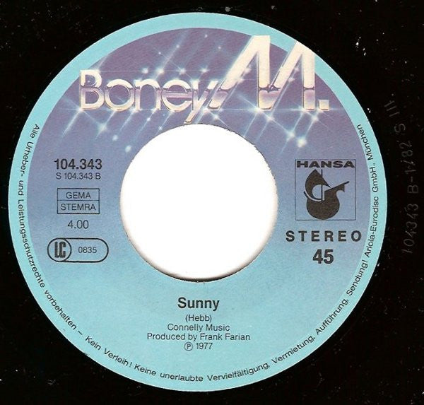 Boney M. -Rivers Of Babylon / Sunny