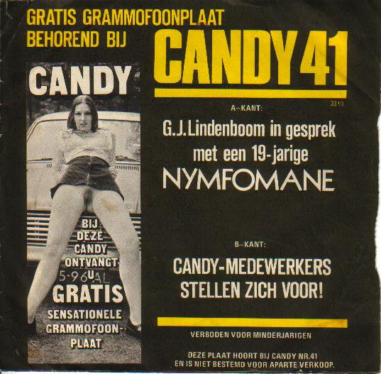 No Artist -Gratis Grammofoonplaat Behorende Bij Candy 41
