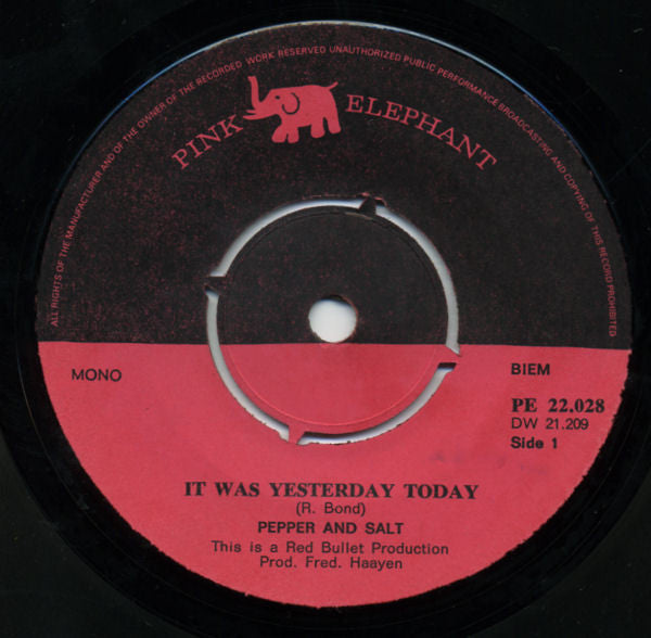 Pepper & Salt -It Was Yesterday Today