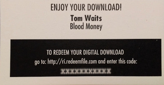 Tom Waits - Blood Money