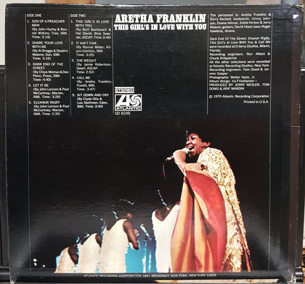Aretha Franklin -This Girl's In Love With You