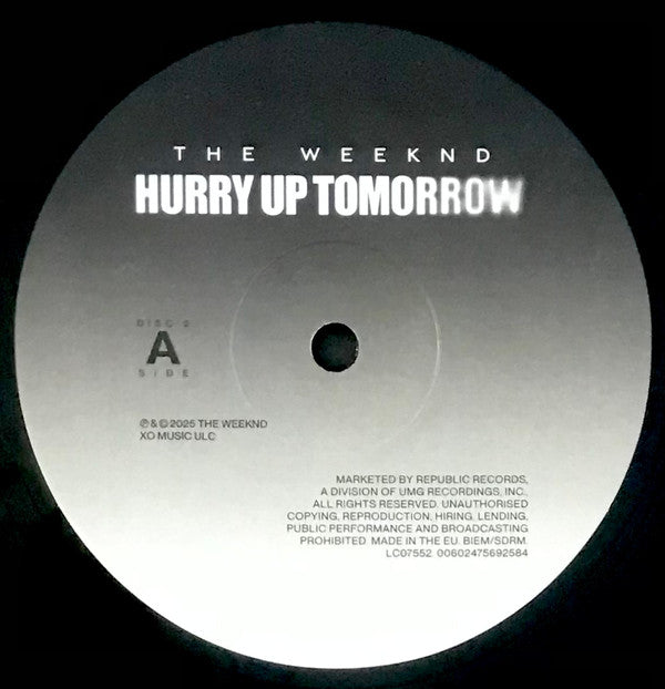 The Weeknd -Hurry Up Tomorrow