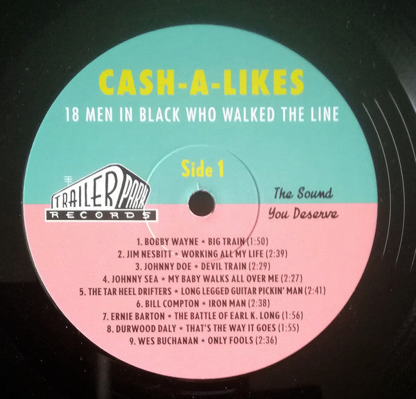 Various -Cash-A-Likes - 18 Men In Black Who Walked The Line