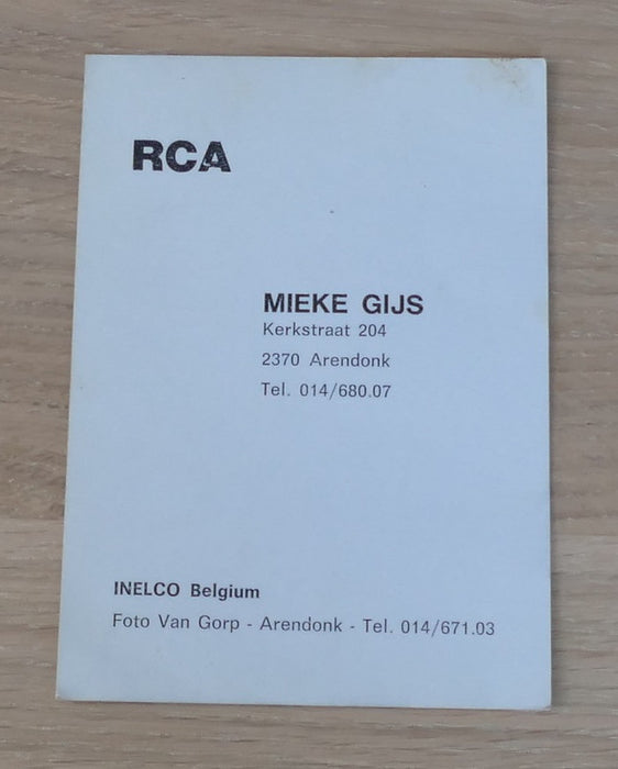 Mieke Gijs* -Mammie Waar Ben Je? / Tien Rode Rozen