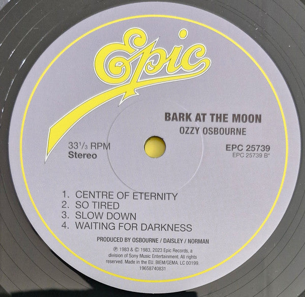 Ozzy Osbourne -Bark At The Moon