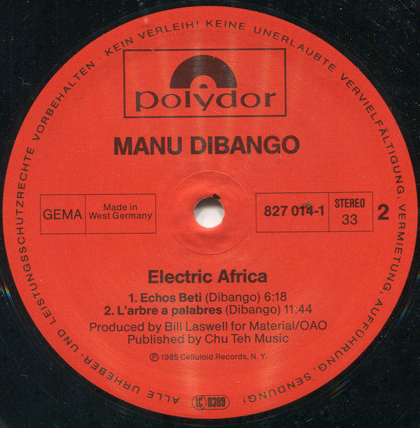 Manu Dibango -Electric Africa