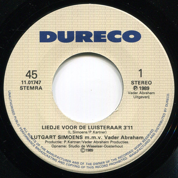 Lutgart Simoens m.m.v. Vader Abraham -Mensen Zijn Er Voor Mensen