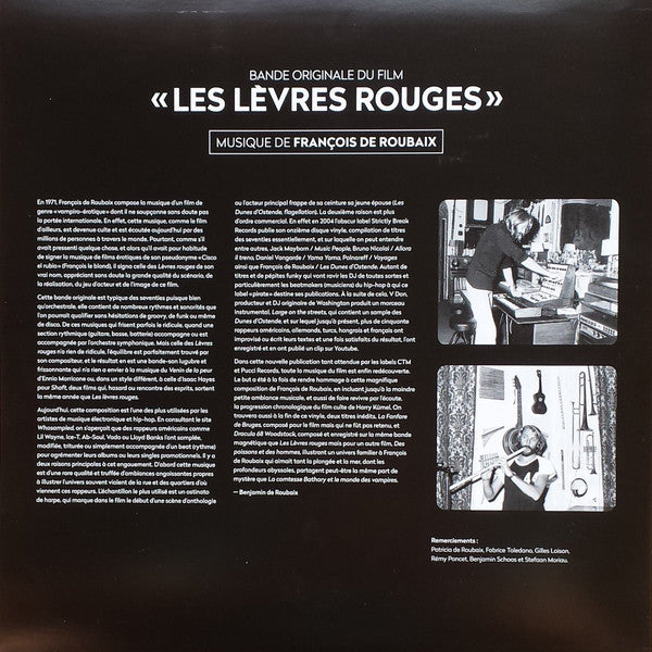 François De Roubaix -Daughters Of Darkness - Les Lèvres Rouges (Original Soundtrack)