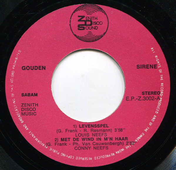 Louis Neefs, Ann Michel, Connie Neefs, Jacques Raymond -De Gouden Sirene