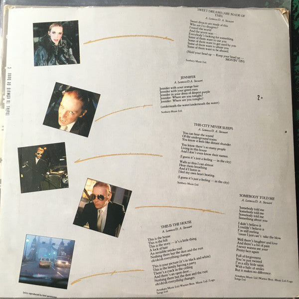 Eurythmics -Sweet Dreams (Are Made Of This)