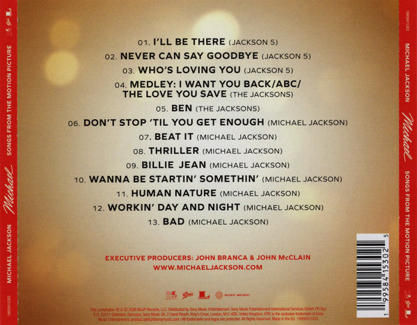 Michael Jackson -Michael (Songs From The Motion Picture)
