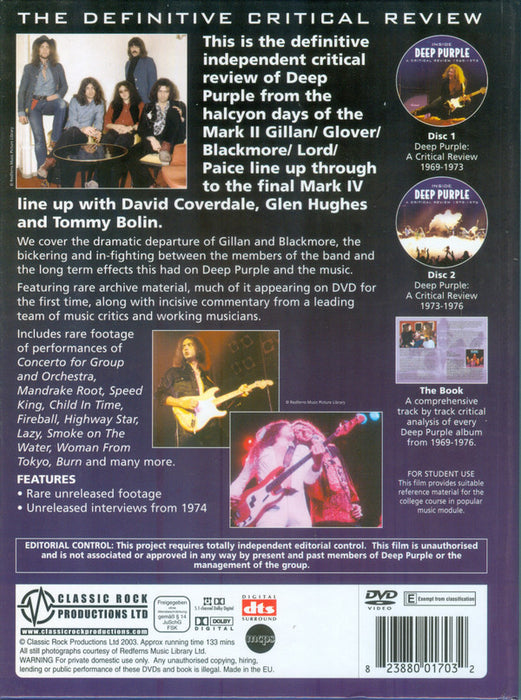 Deep Purple -Inside Deep Purple 1969-1976 (An Independent Critical Review)