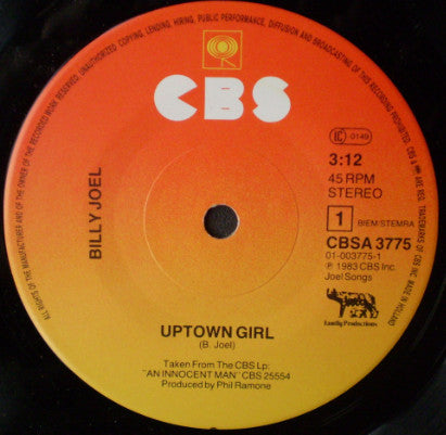 Billy Joel -Uptown Girl