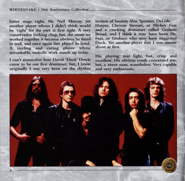 Whitesnake -30th Anniversary Collection
