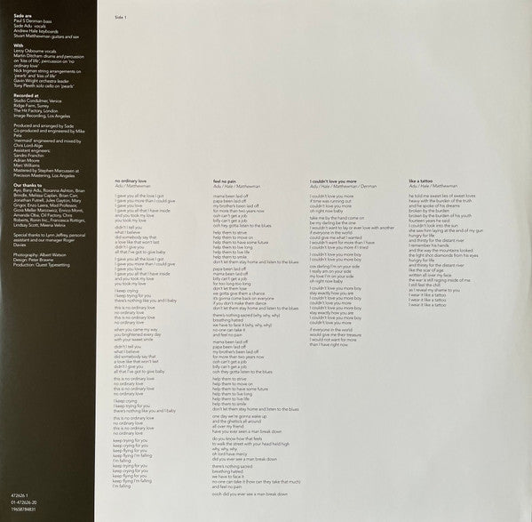 Sade -Love Deluxe