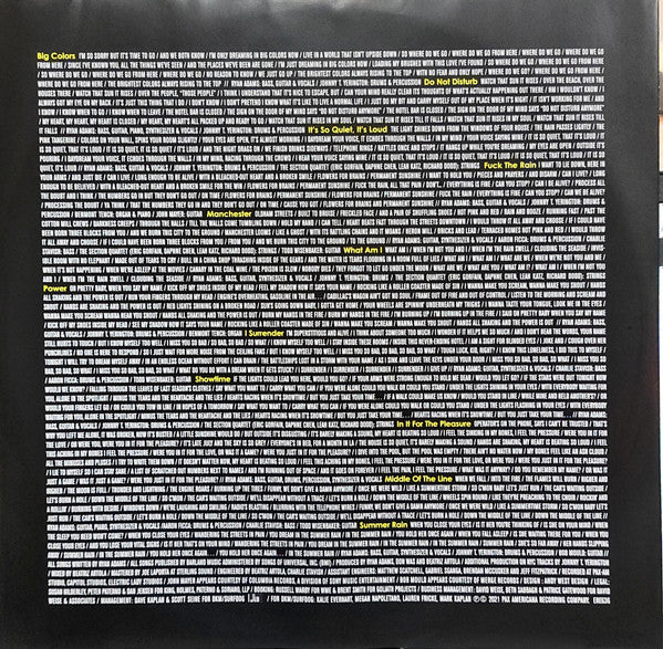 Ryan Adams -Big Colors