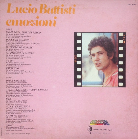 Lucio Battisti -Emozioni