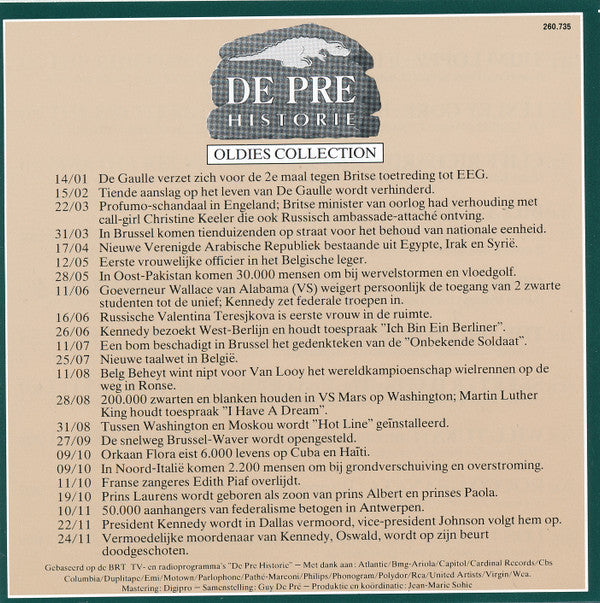 Various -De Pre Historie 200 Original Hits 1960-1969