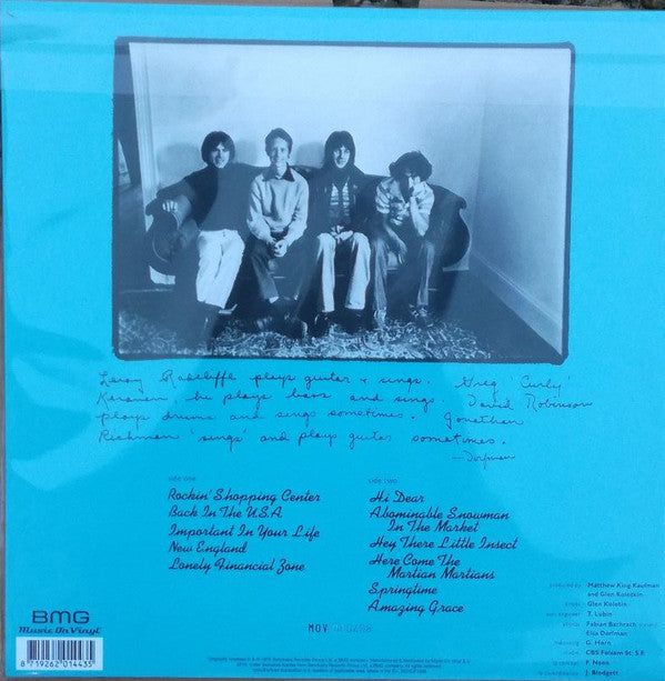 Jonathan Richman & The Modern Lovers -Jonathan Richman & The Modern Lovers