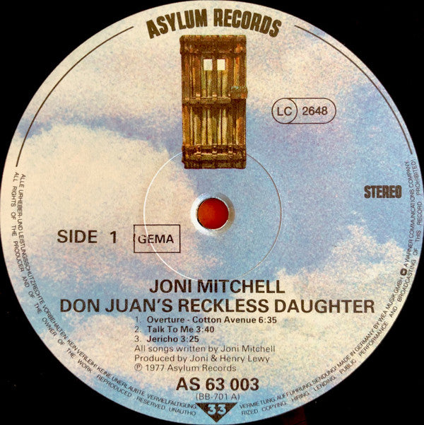 Joni Mitchell -Don Juan's Reckless Daughter