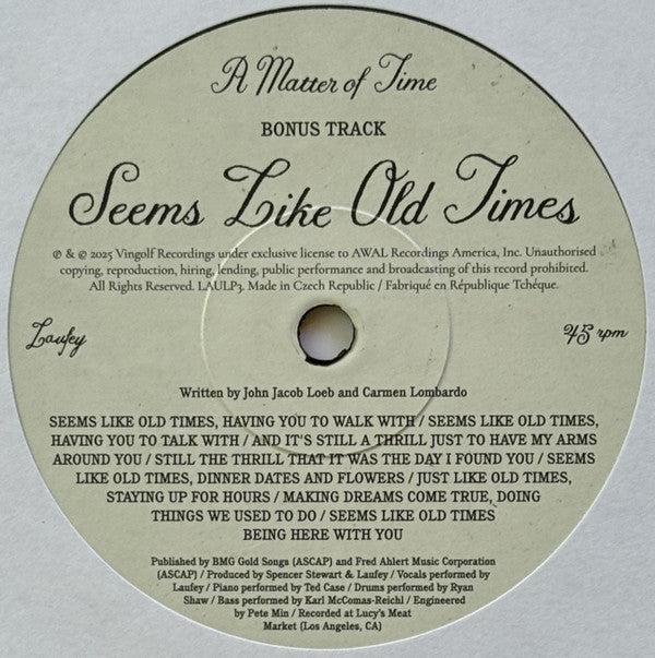 Laufey (2) - A Matter Of Time