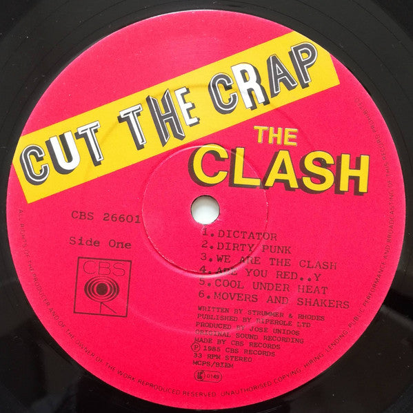 The Clash -Cut The Crap