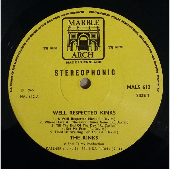 The Kinks -Well Respected Kinks
