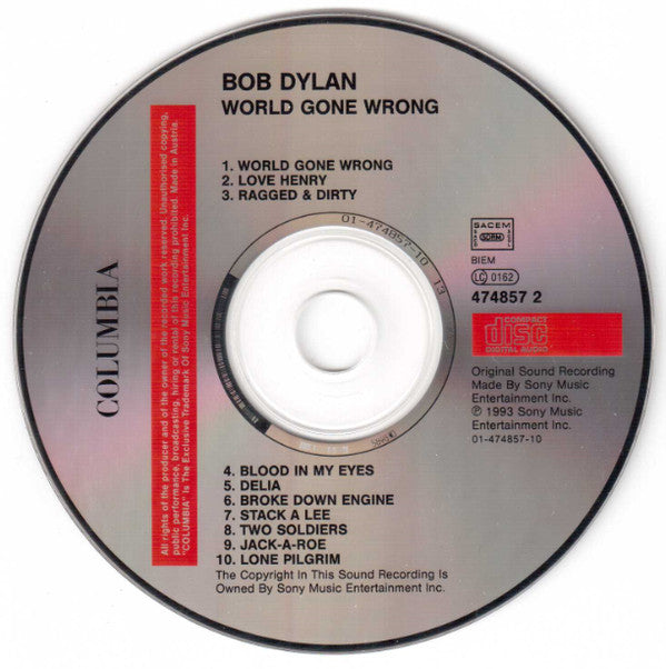 Bob Dylan -World Gone Wrong