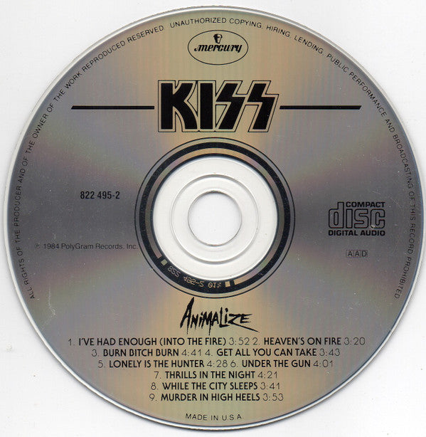 Kiss - Animalize