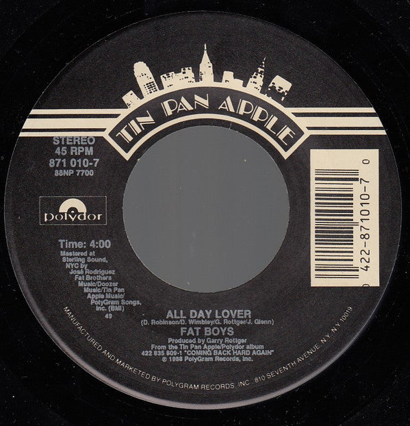 Fat Boys - Louie, Louie / All Day Lover