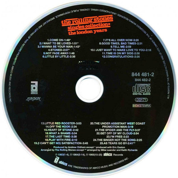 The Rolling Stones -Singles Collection ✱ The London Years