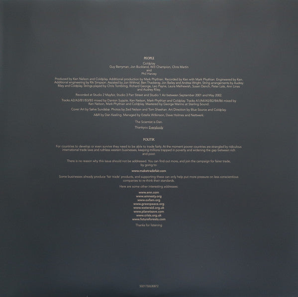 Coldplay -A Rush Of Blood To The Head