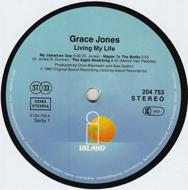 Grace Jones -Living My Life