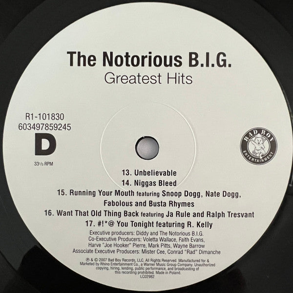 The Notorious B.I.G.* -Greatest Hits
