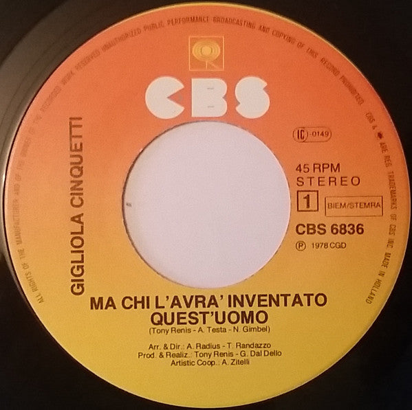 Gigliola Cinquetti -Ma Chi L'Avrã Inventato Quest'Uomo