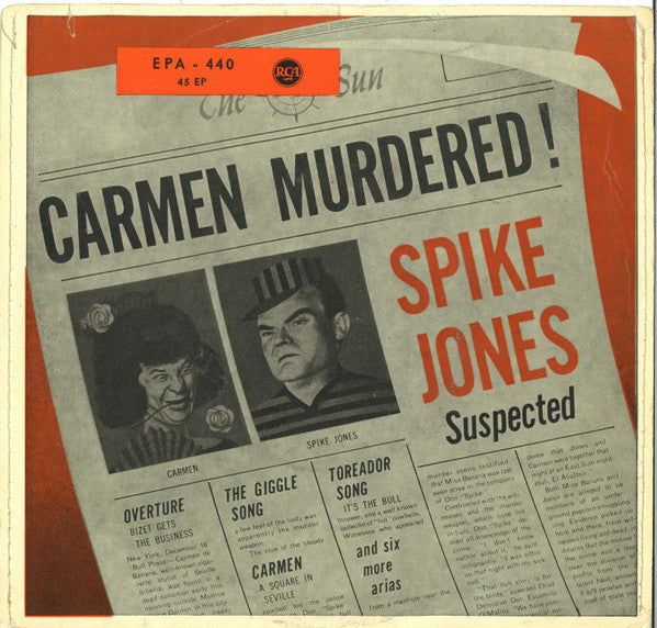 Spike Jones And His City Slickers -Carmen Murdered ! Spike Jones Suspected
